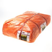 Dekkleed oranje ca.10x12m