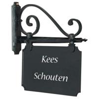 KS Verlichting UithangbordSignboard A aluminium - zwart - 5619