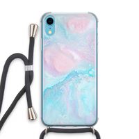 Fantasie pastel: iPhone XR Transparant Hoesje met koord