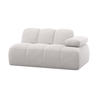 Woood Mojo 1,5-zits bank arm rechts bouclé Ecru Melange