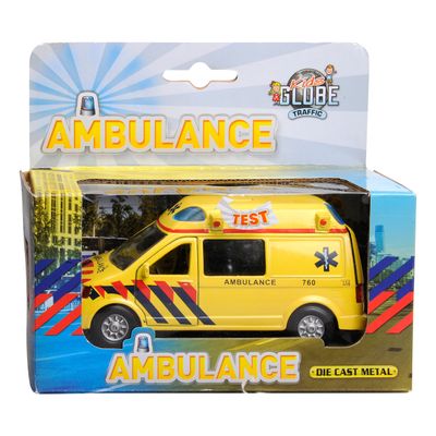 Kids Globe Ambulance met licht en geluid
