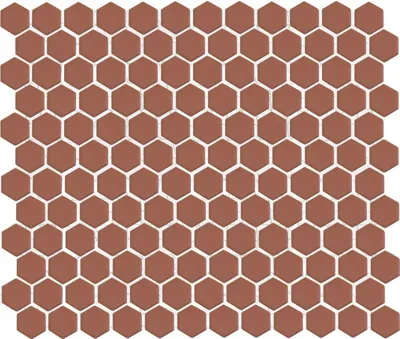 The Mosaic Factory Mozaïek Tegel Hexagon Terra Cotta - 260x300 mm