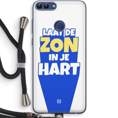 Laat de zon in je hart: Huawei P Smart (2018) Transparant Hoesje met koord
