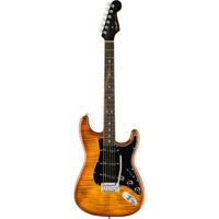 Fender Limited Edition American Ultra Stratocaster Tiger's Eye EB elektrische gitaar met koffer - thumbnail