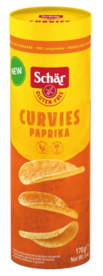 Schar Curvies Chips Paprika Glutenvrij