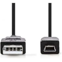 USB 2.0-Kabel | A Male - Mini 5-Pins Male | 2,0 m | Zwart [CCGB60300BK20] - thumbnail