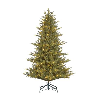 Kunstkerstboom Meran groen H230 x dia. 137 cm met 408 LED warm wit - Black box