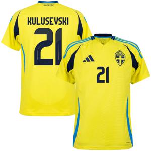 Zweden Shirt Thuis 2024-2025 + Kulusevski 21