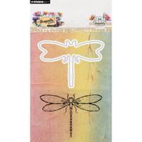 Studio Light • hazel eaton stamp & cutting die dragonfly dragonfly dreams 90x136x1mm 2 pieces