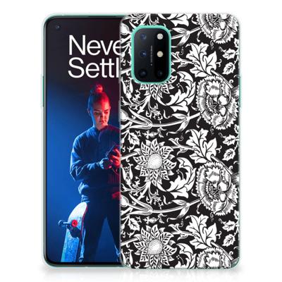 OnePlus 8T | TPU Case | Black Flowers OnePlus 8T | TPU Case | Black Flowers