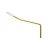 Wilkinson TA-WV-GW tremolo arm, 5mm, goud met witte punt