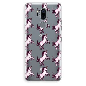 Musketon Unicorn: LG G7 Thinq Transparant Hoesje
