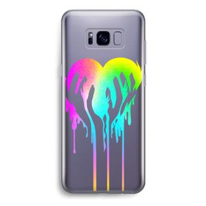 Hold My Heart: Samsung Galaxy S8 Transparant Hoesje