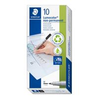 Viltstift staedtler ohp lumo m 315 non perm zwart | 10 stuks