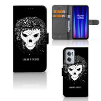 Telefoonhoesje met Naam OnePlus Nord CE 2 Skull Hair - thumbnail