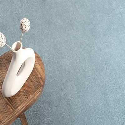 Karpet24 Loft modern pluizig laagpolig tapijt, antislip onderkant, wasbaar tot 30 graden, heerlijk zacht, bontlook, blauw-80 x 150 cm