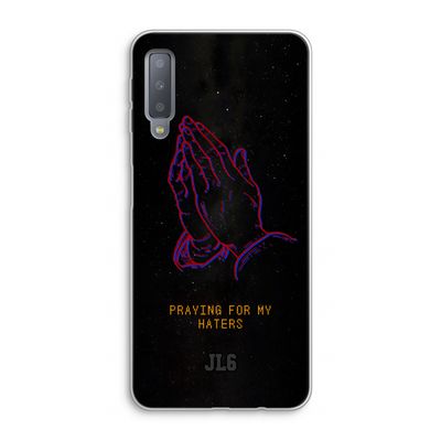 Praying For My Haters: Samsung Galaxy A7 (2018) Transparant Hoesje