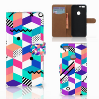 Google Pixel XL Bookcase Blokken Kleurrijk - thumbnail