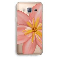 Pink Ellila Flower: Samsung Galaxy J3 (2016) Transparant Hoesje