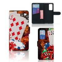 Huawei P40 Pro Wallet Case met Pasjes Casino