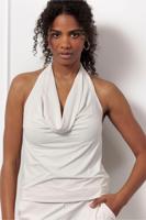 Studio Anneloes Julie Halter Top 12985 Tops En Singlets 1700 Ecru