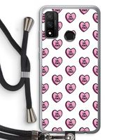 GIRL POWER: Huawei P Smart (2020) Transparant Hoesje met koord