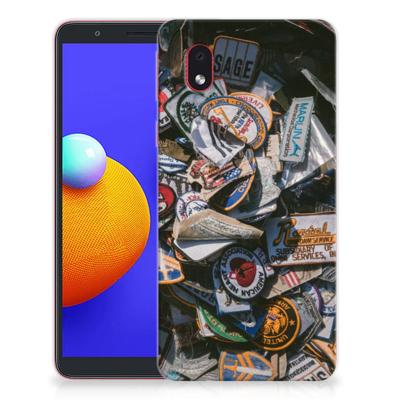 Samsung Galaxy A01 Core | Siliconen hoesje | met foto Badges