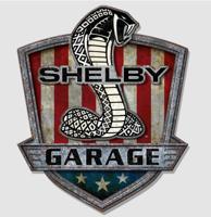 Shelby Garage Houten Bord - 58 x 48cm