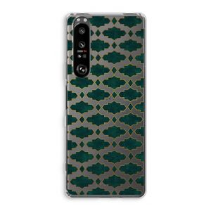 Moroccan tiles: Sony Xperia 1 III Transparant Hoesje