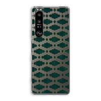 Moroccan tiles: Sony Xperia 1 III Transparant Hoesje