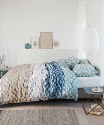 Ariadne at Home Ariadne at Home dekbedovertrek Chunky blauw