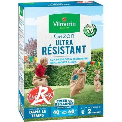 VILMORIN Graszaad - Ultrabestendig 1 kg doos - Rood label - Bestand tegen vertrapping