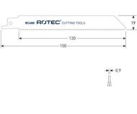 Rotec Reciprozaagblad rc490 bim 150mm (5st)