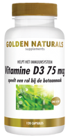 Golden Naturals Vitamine D3 75mcg Capsules