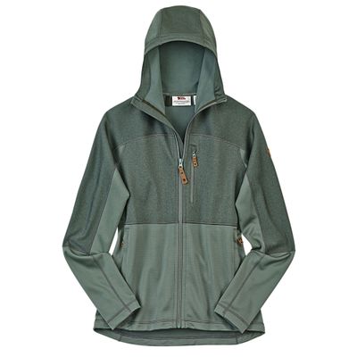 Fjällräven Damesvest Abisko Trail Fleece W, groen, Maat: XL