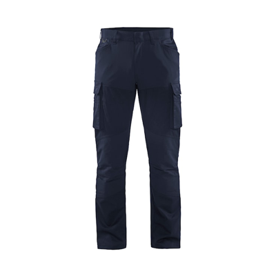 Blåkläder Service werkbroek stretch 14571830 | Donker marineblauw | Maat 52 - 7330509717424