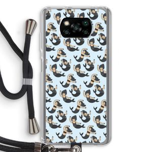 Zeemeermin: Xiaomi Poco X3 NFC Transparant Hoesje met koord