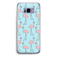 Anything Flamingoes: Samsung Galaxy S8 Transparant Hoesje