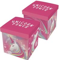 Unicorn Power opbergbox 30 x 30 x 30 cm