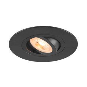 SLV InbouwspotNew Tria 75 XL rond - zwart - GU10 - 1007625