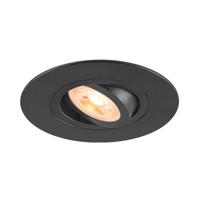 SLV InbouwspotNew Tria 75 XL rond - zwart - GU10 - 1007625