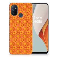 OnePlus Nord N100 TPU bumper Batik Oranje - thumbnail
