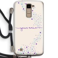 Sterren: LG K10 (2016) Transparant Hoesje met koord