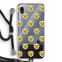 Leeuwenkoppen: Samsung Galaxy A10 Transparant Hoesje met koord