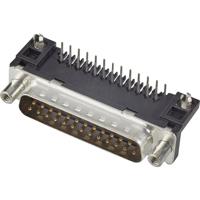 FCI D-SUB D25P13A4GV00LF D-sub male connector 90 ° Aantal polen: 25 Print 1 stuk(s)