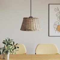 VidaXL Plafondlampenkap ø50x30 cm wicker bruin