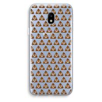 Poop emoji: Samsung Galaxy J3 (2017) Transparant Hoesje