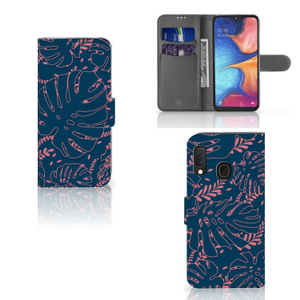 Samsung Galaxy A20e Hoesje Palm Leaves