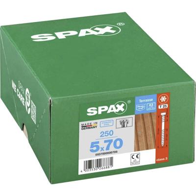SPAX 0537000500705 Houtschroef 5 mm 70 mm T-STAR plus RVS A2 250 stuk(s)