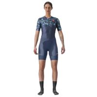 Castelli Free Sanremo 2 W trisuit korte mouwen blauw dames S